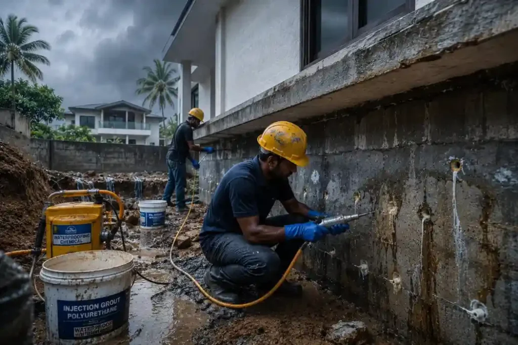 foundation leakage repair